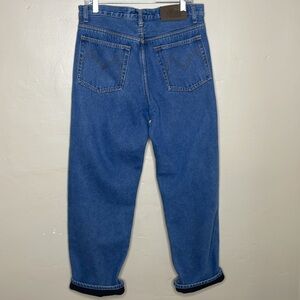 OLD MILL Blue Jeans Fleece Lined Warm Chore Farm Life Construction Work 32x30